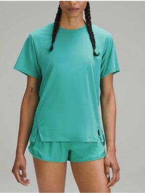 Lululemon Relaxed-Fit Running T-Shirt Kelly Green Size 6
